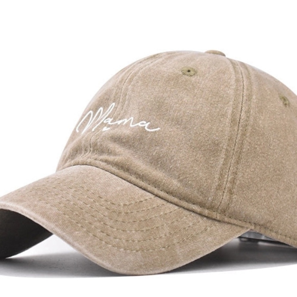 'Mama' NEW Khaki Baseball Cap